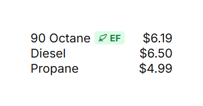 Minimal price board template